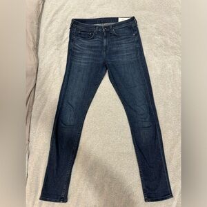 rag & bone fit 1 skinny jeans marauder medium/dark wash (31x32)